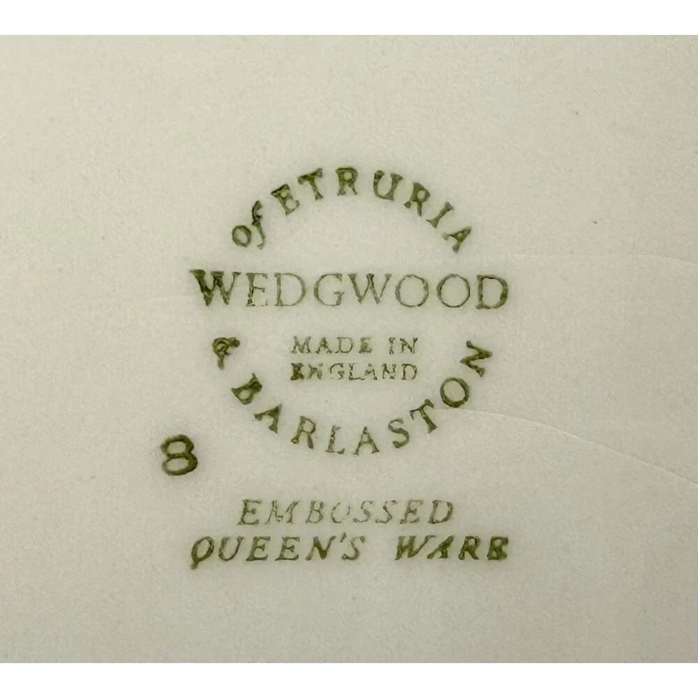 Wedgwood embossed queensware
